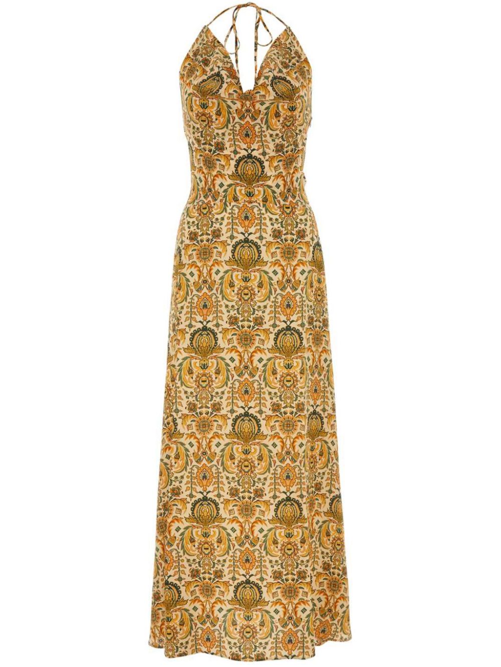 Rosy maxi dress - Orange
