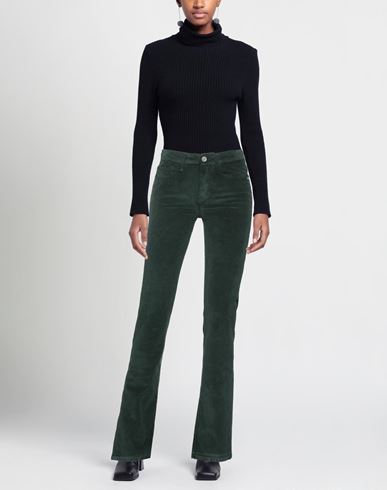 Woman Pants Dark green