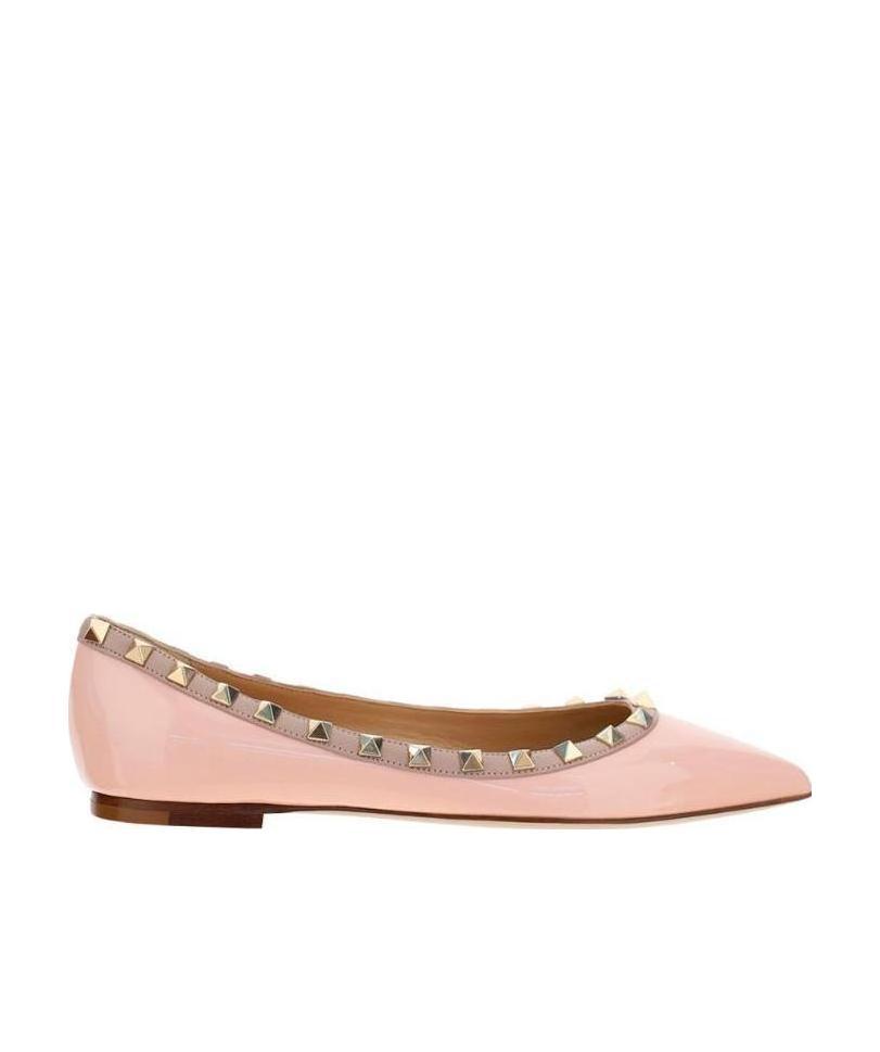 Garavani Rockstud Ballet Flat Shoes