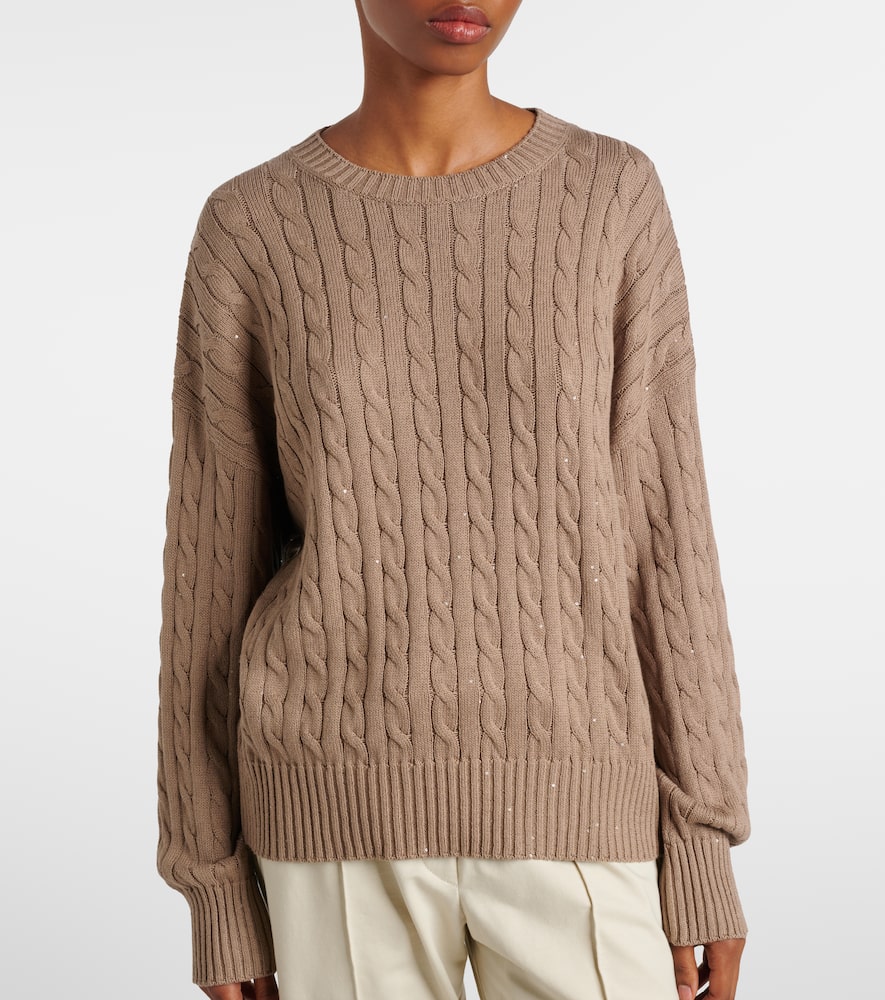 Cotton-blend sweater