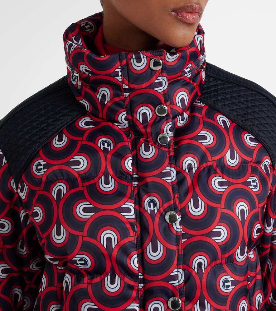 Tatum printed quilted ski jacket