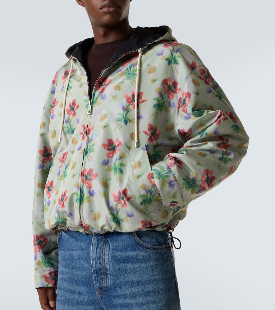 Floral reversible jacket