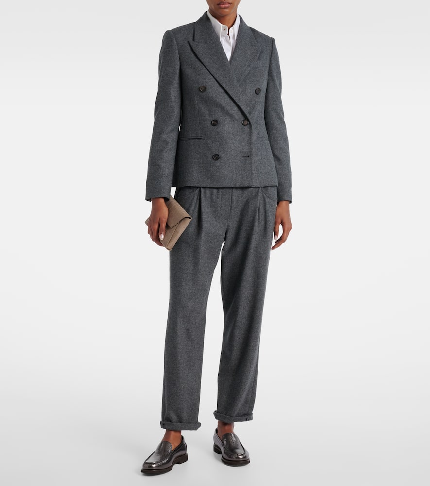 Wool and cashmere blazer