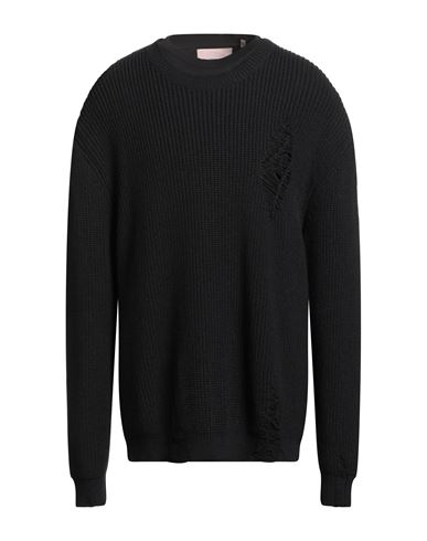 Man Sweater Black Size XL Cotton