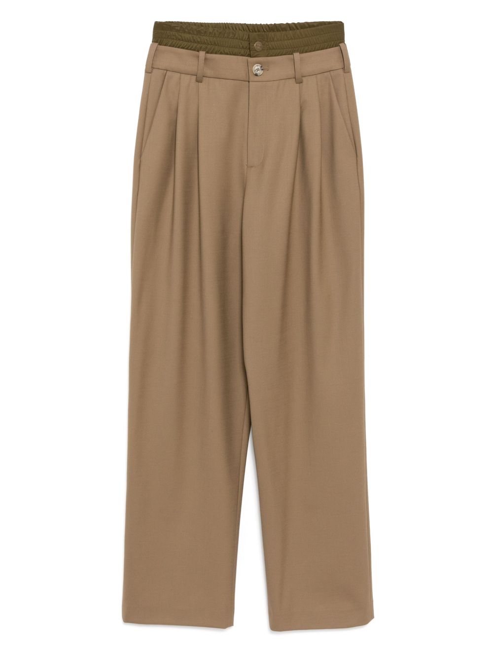 Monse panel detailing trousers - Brown