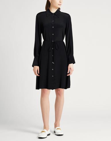 Woman Mini dress Black Size 6 Acetate, Silk