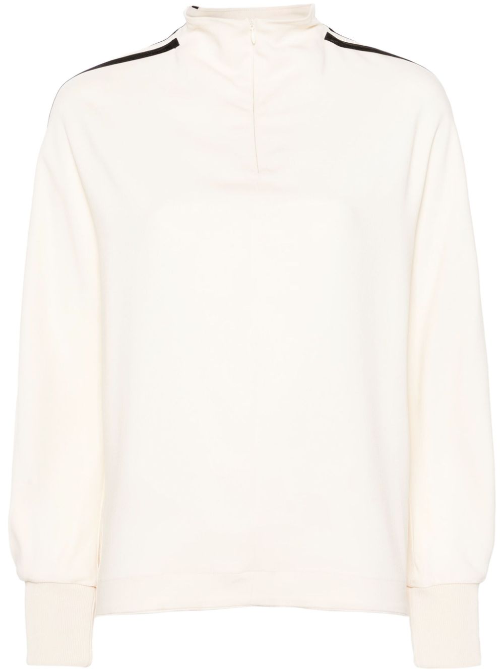 Stripe-detail shirt - Neutrals