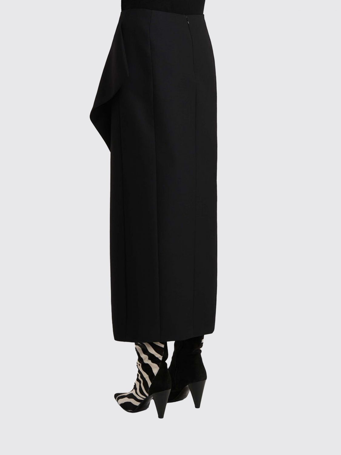 Skirt Woman color Black