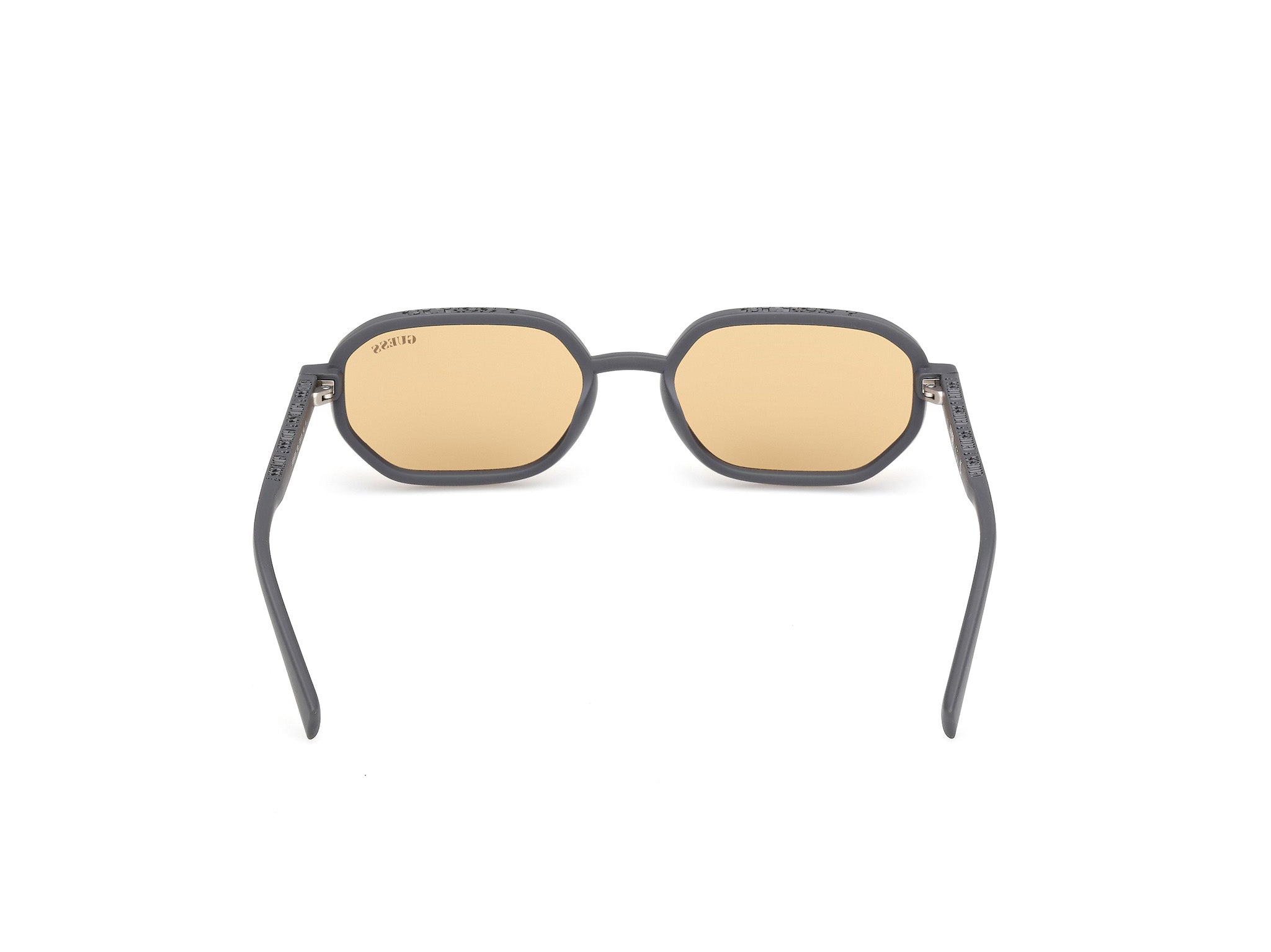 Guess Unisex Guess GU00233 20E Gafas de sol Inyectado Gris Marrón Geométrico Norma