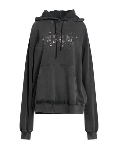 Woman Sweatshirt Grey Size XS Cotton