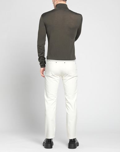 Barmas Man Pants White Size 32 Cotton, Elastane