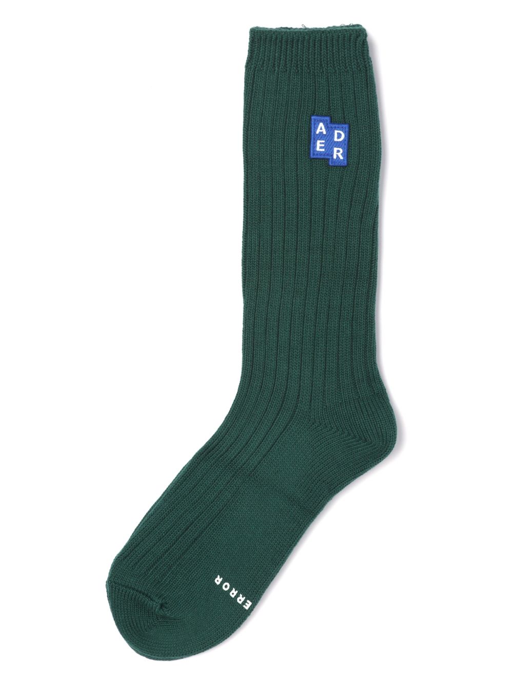 Ader Error ribbed socks - Green