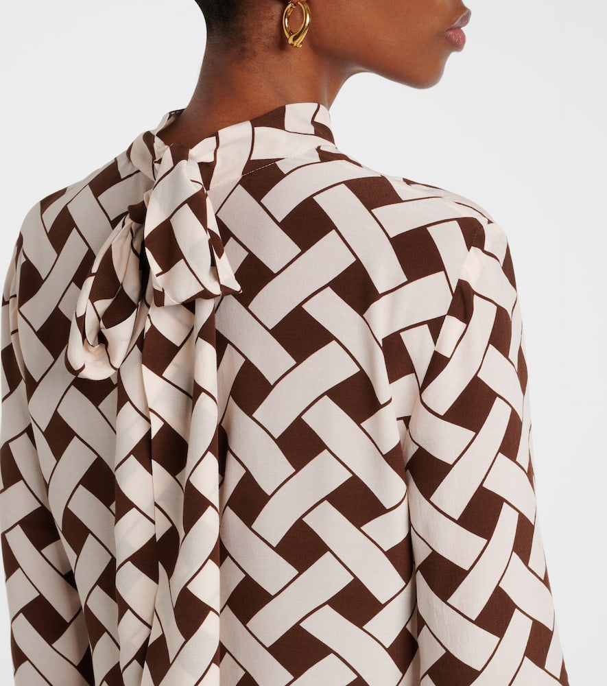 Rixo Isotta printed wide-leg pants