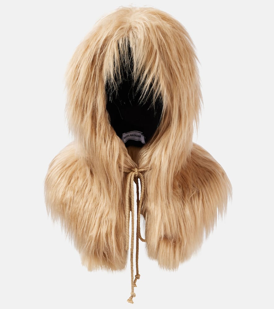 Faux fur hood