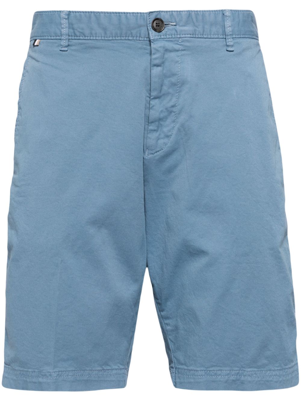 Stretch-cotton chino shorts - Neutrals