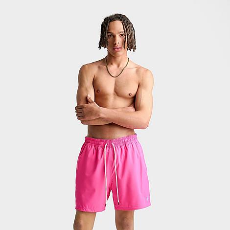 Men's Traveler Swim Shorts in Baja Pink