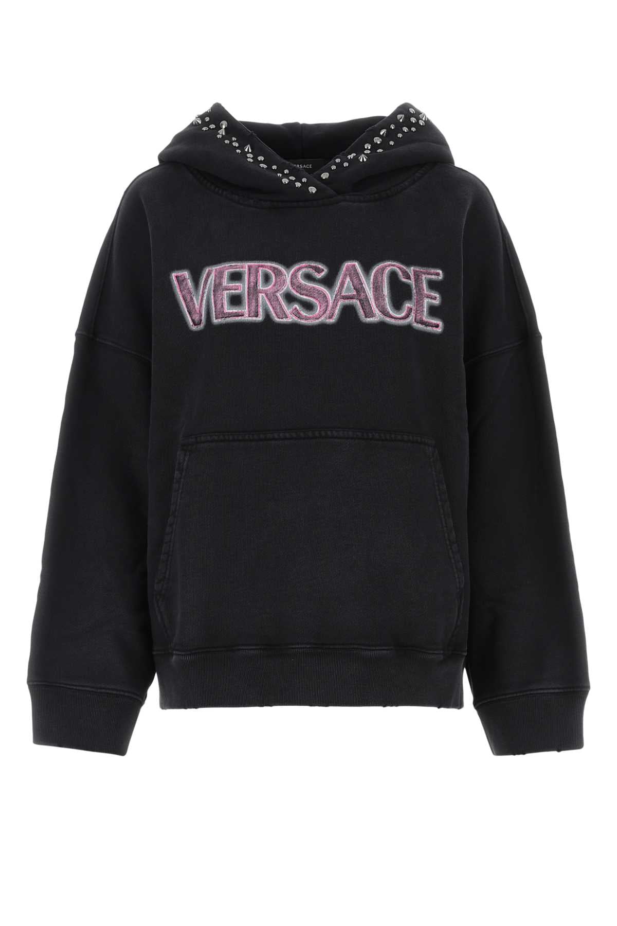 Embroidered Logo Sweatshirt — Black