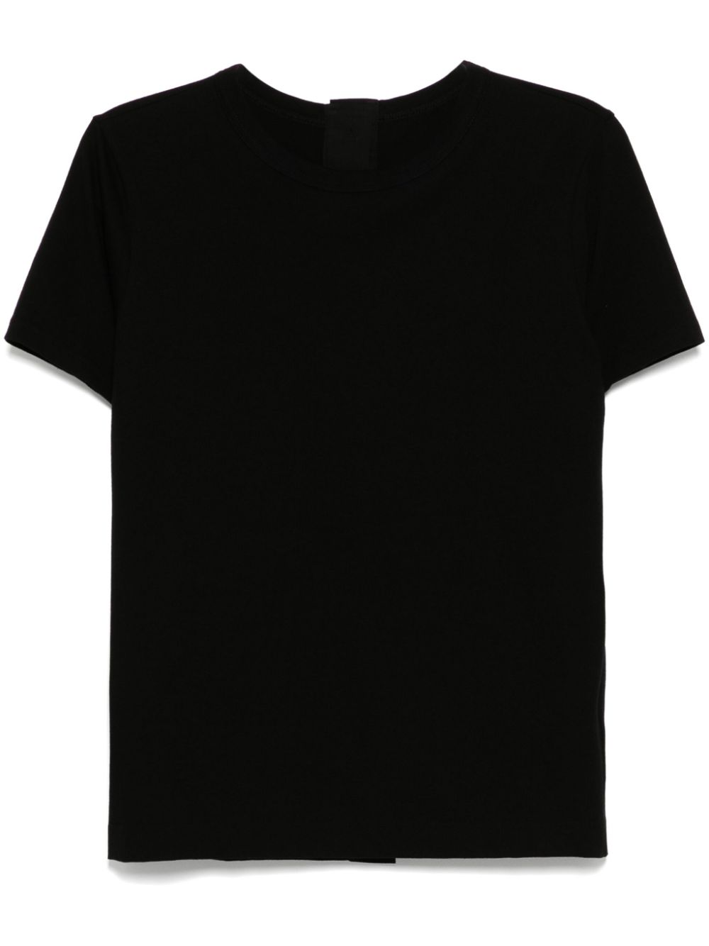 Crew neck cotton T-shirt - Black