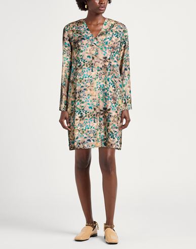 Momoní Woman Mini dress Deep teal Size 4 Silk