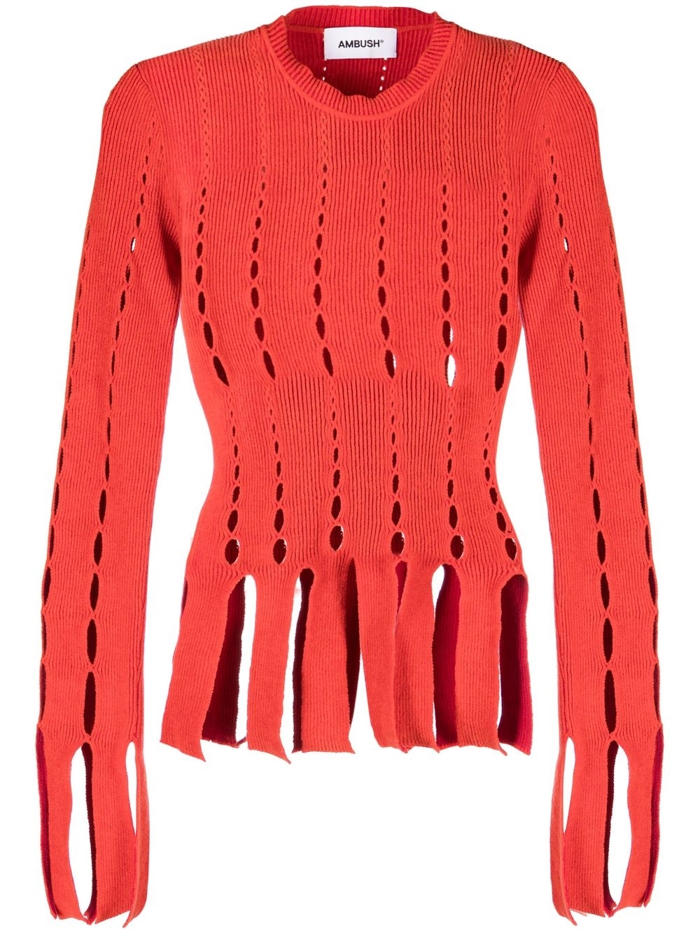 Cut Out Knitted T-shirt