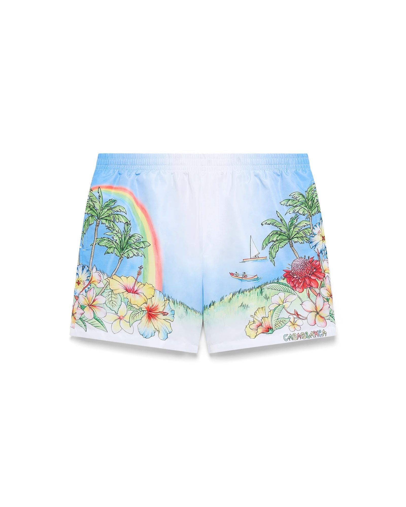 Mini Aloha Swim Shorts for Men