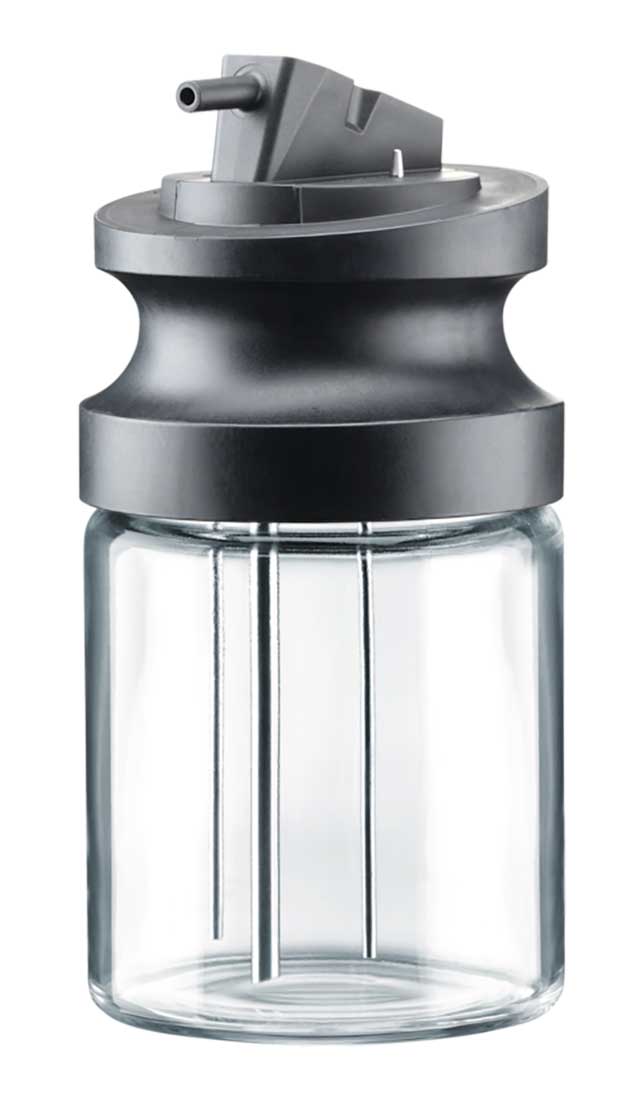 33.8 Oz Glass Milk Container