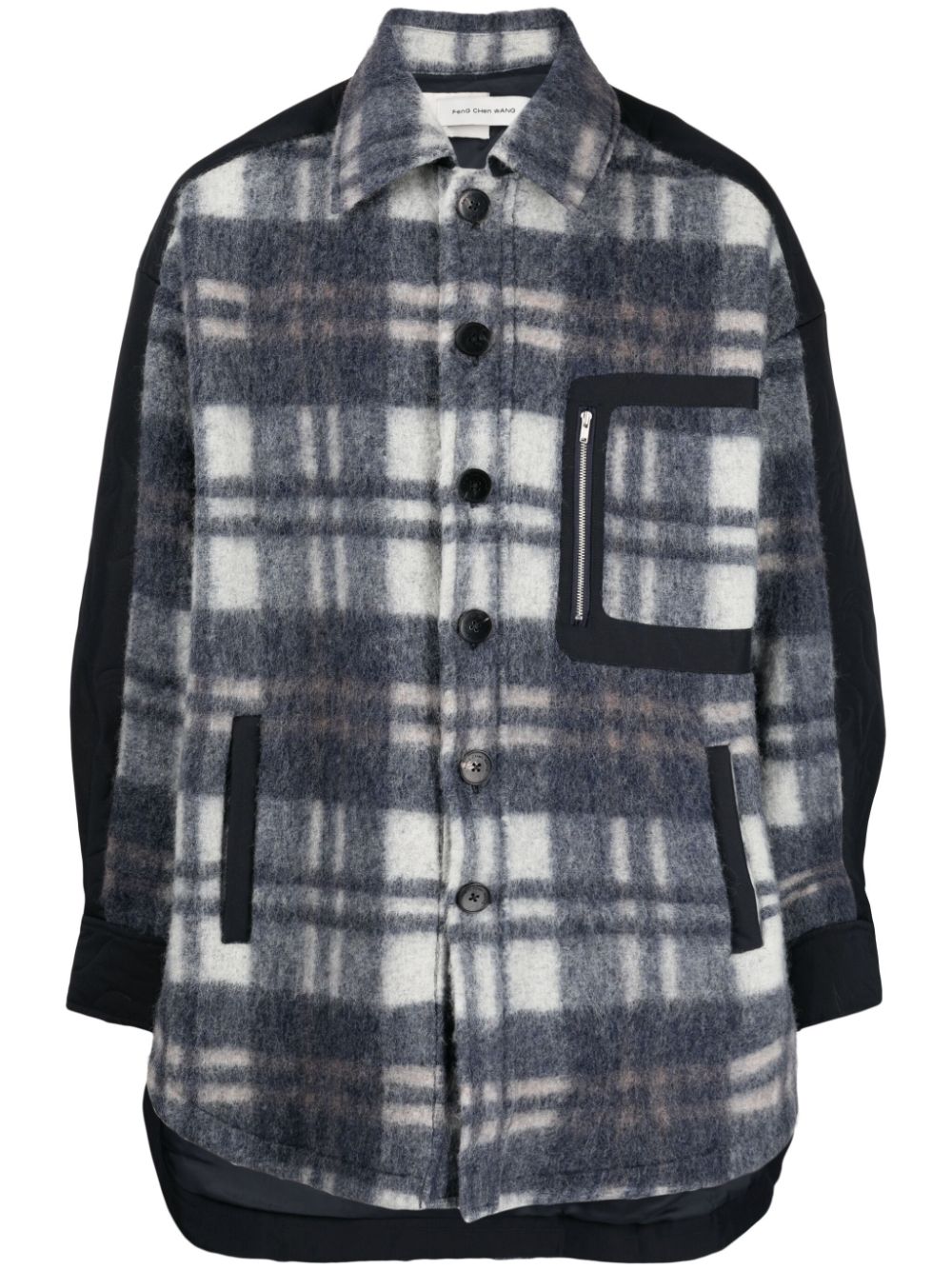 Check-pattern shirt - Blue