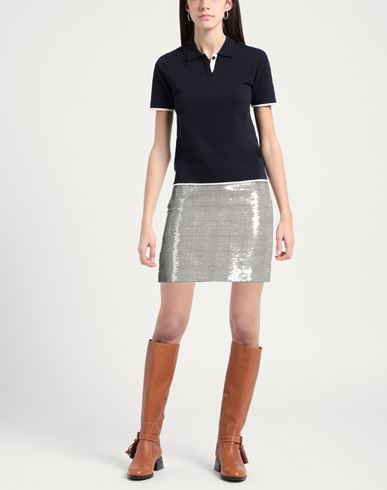 Woman Mini skirt Black Size 6 Viscose, Polyester, Elastane