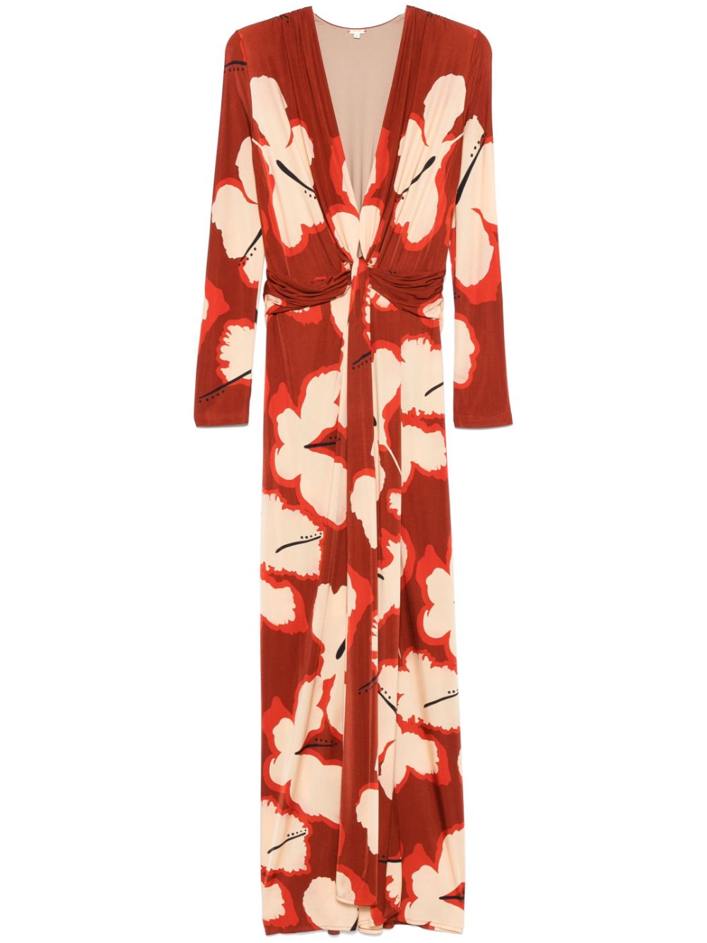 Coral Marino maxi dress - Red