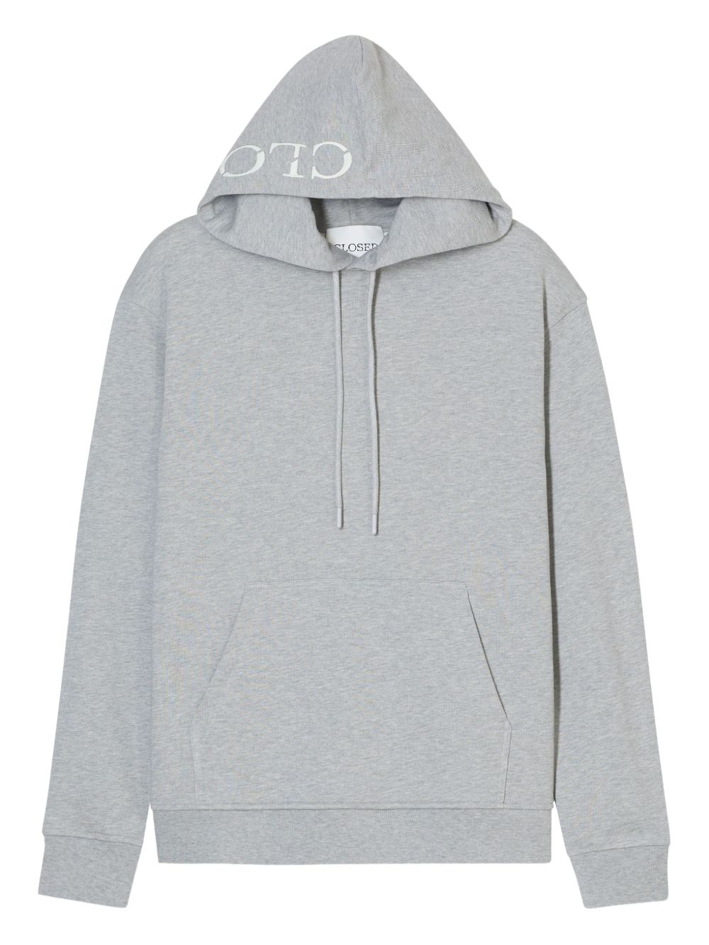 Logo-embroidered hoodie - Grey