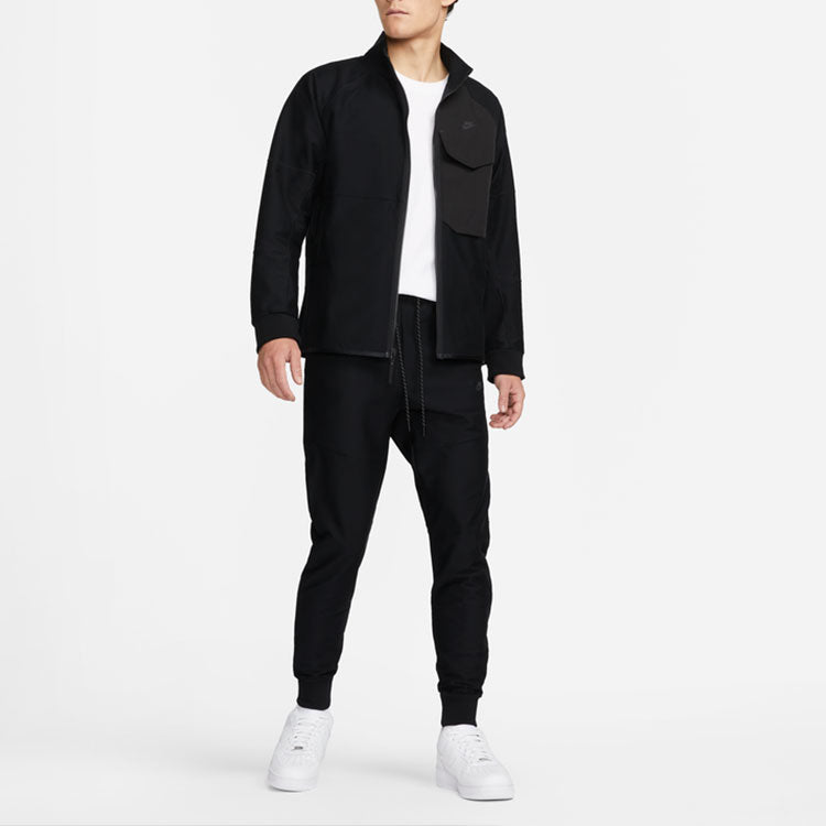 Men's Sportswear Dri-FIT Tech Pack Moisture Conduction Quick Dry Logo Casual Jacket Black