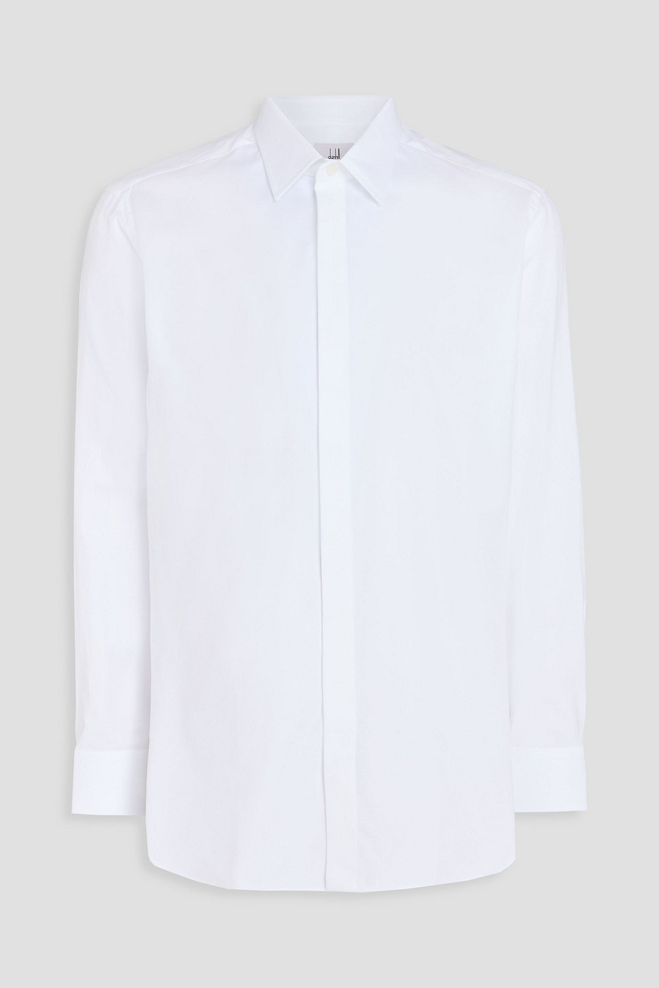 Cotton-jacquard shirt - White - 43cm