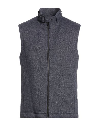 Man Vest Midnight blue Size 36 Cotton, Polyester