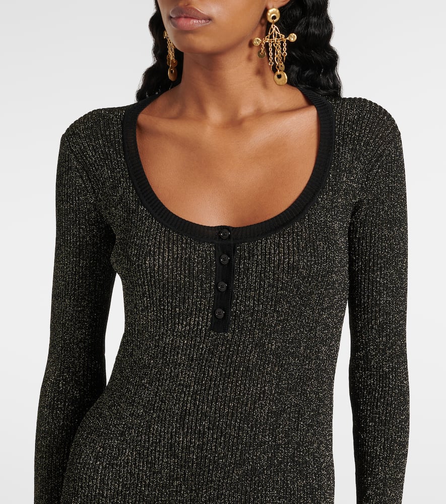 Chloé Lamé top