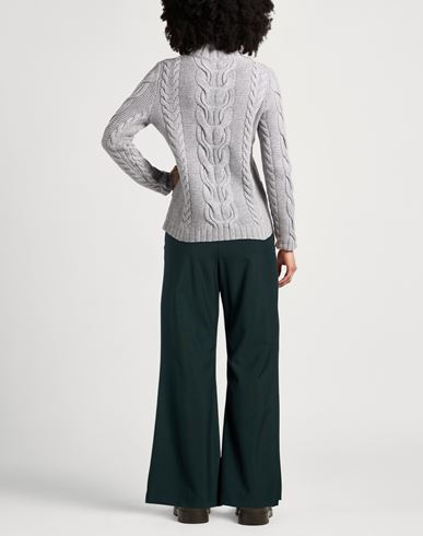 Woman Pants Dark green Size 10 Virgin Wool