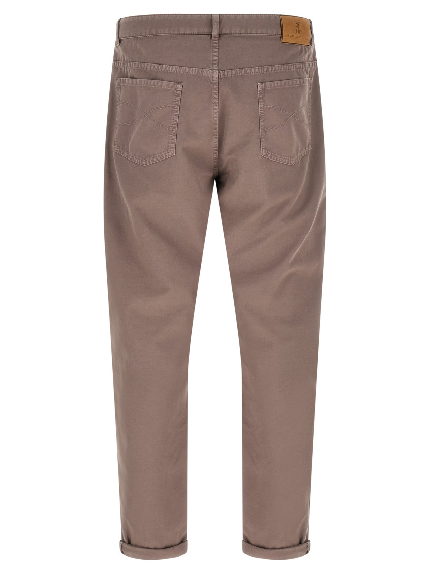 Brunello Cucinelli - straight leg five pocket cotton pant