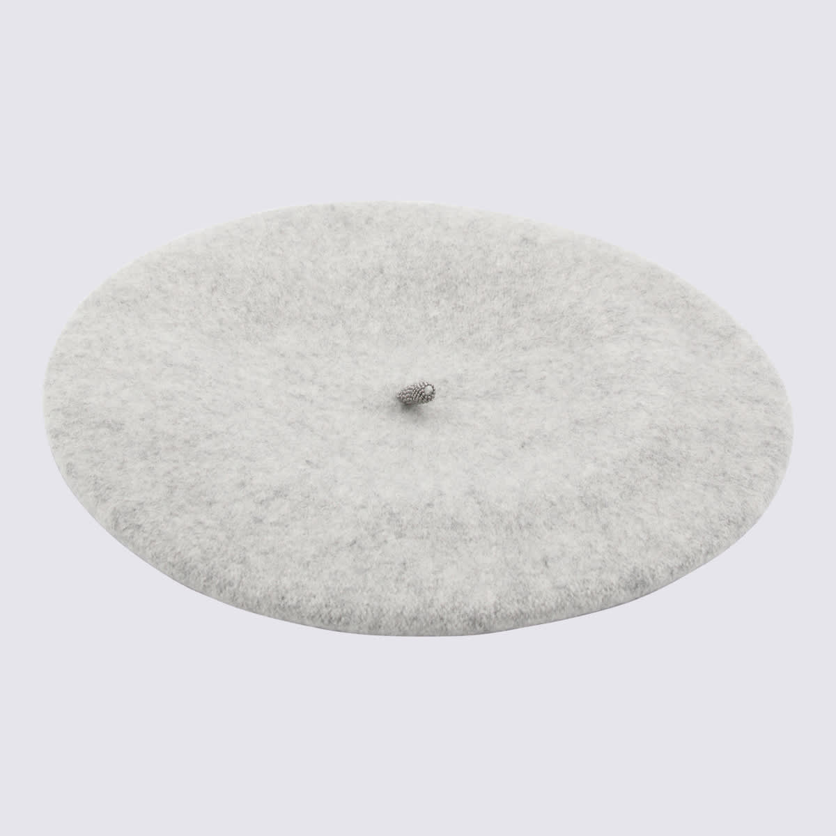 Bead embellished beret - Grey