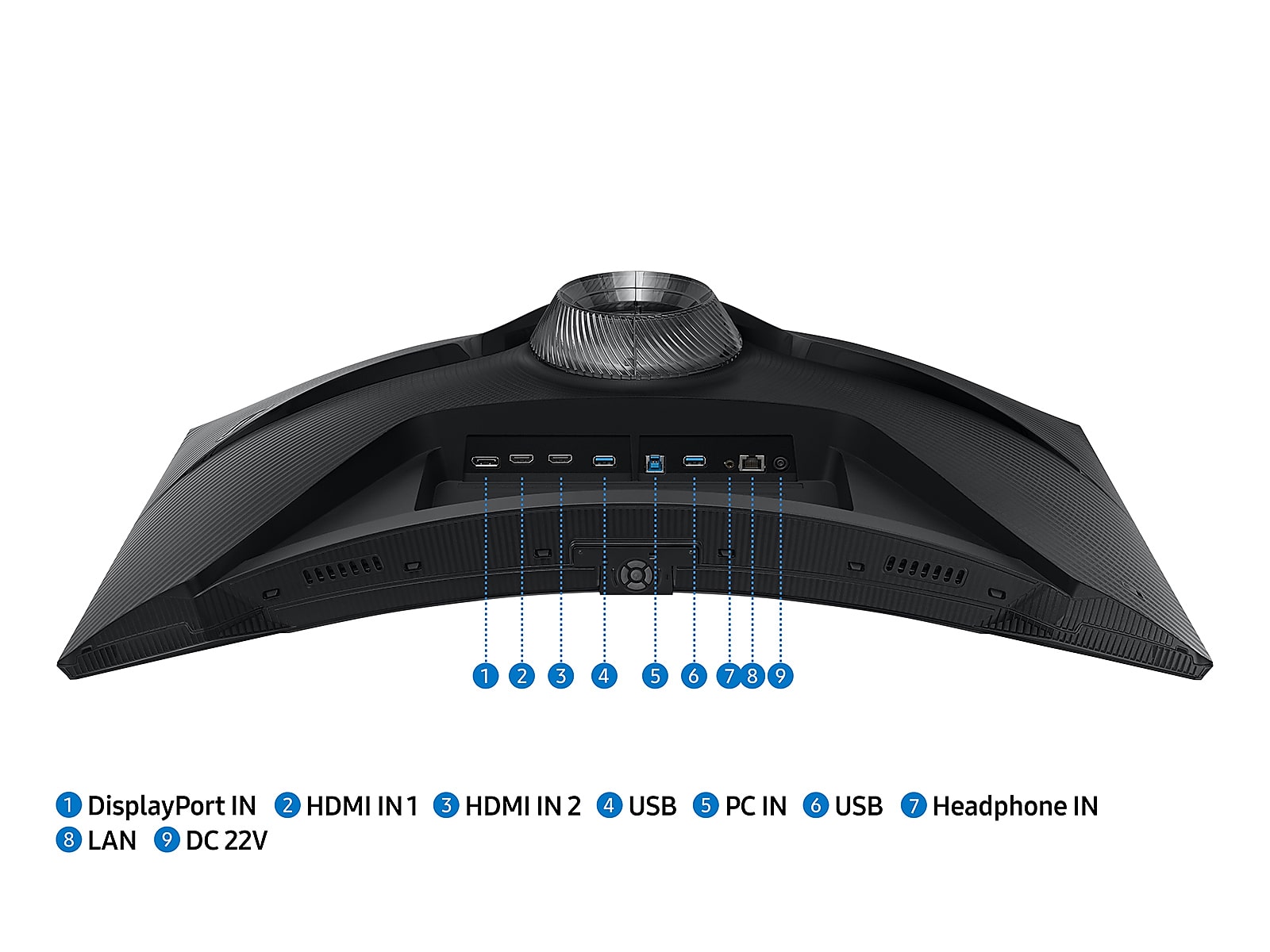 32" Odyssey G65B QHD 240Hz 1ms in black (GtG) HDR600 Gaming Hub 1000R Curved Gaming Monitor(LS32BG652ENXGO)
