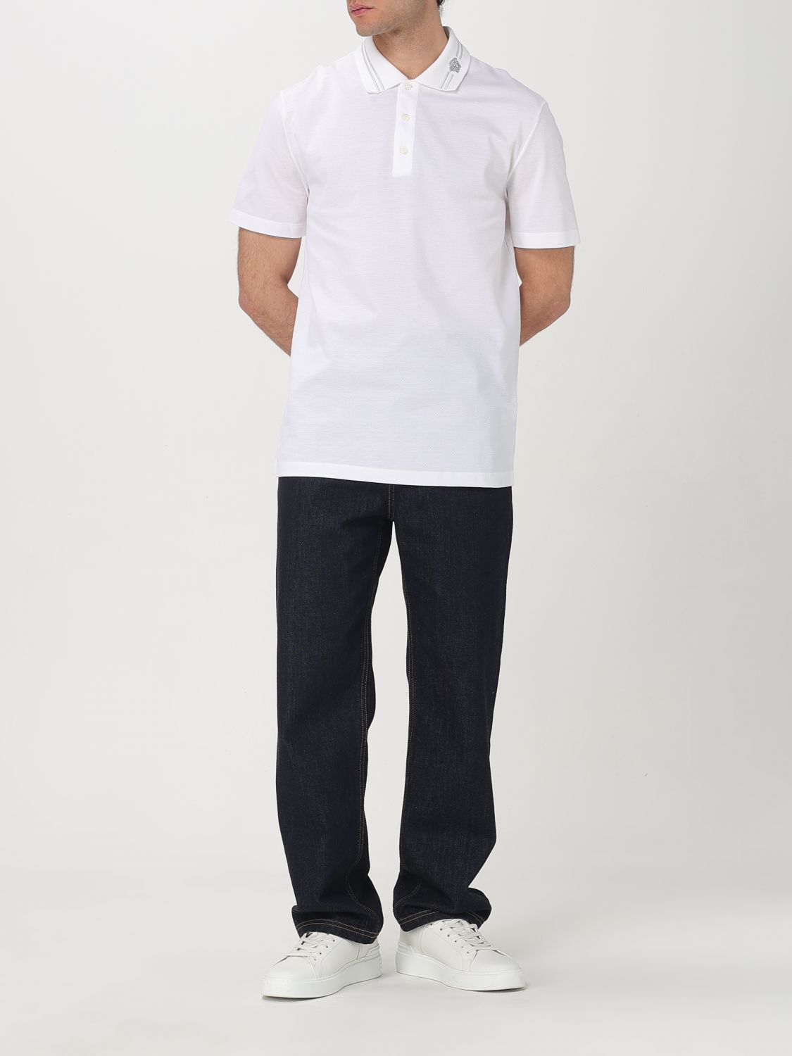 Polo Shirt Men color White