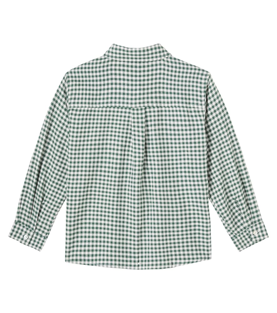 Konges Sløjd Foret checked cotton flannel shirt