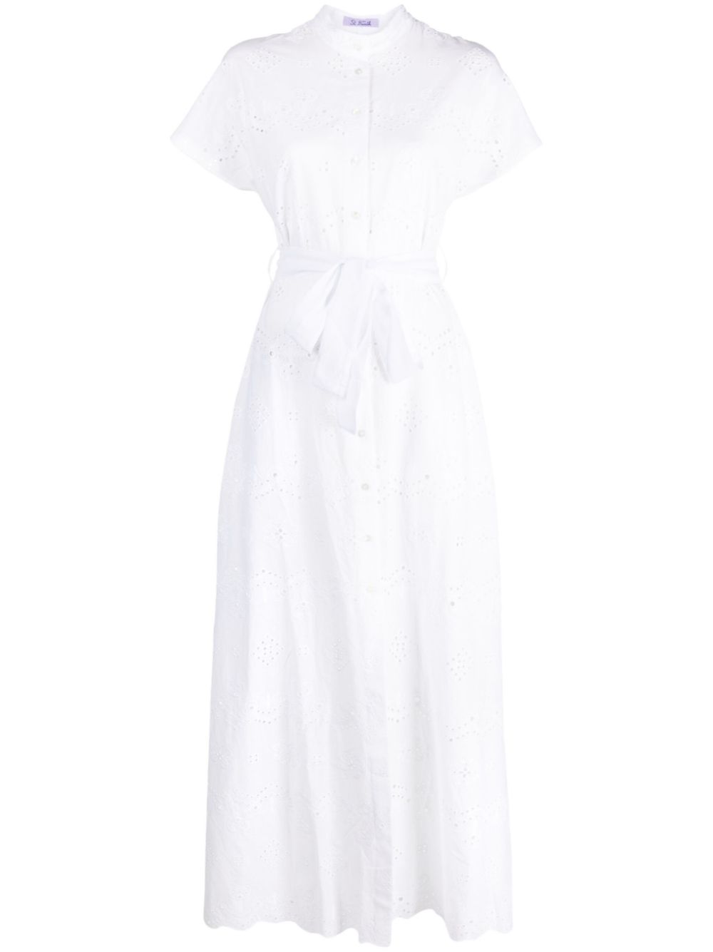 Keira broderie-anglaise maxi dress - White