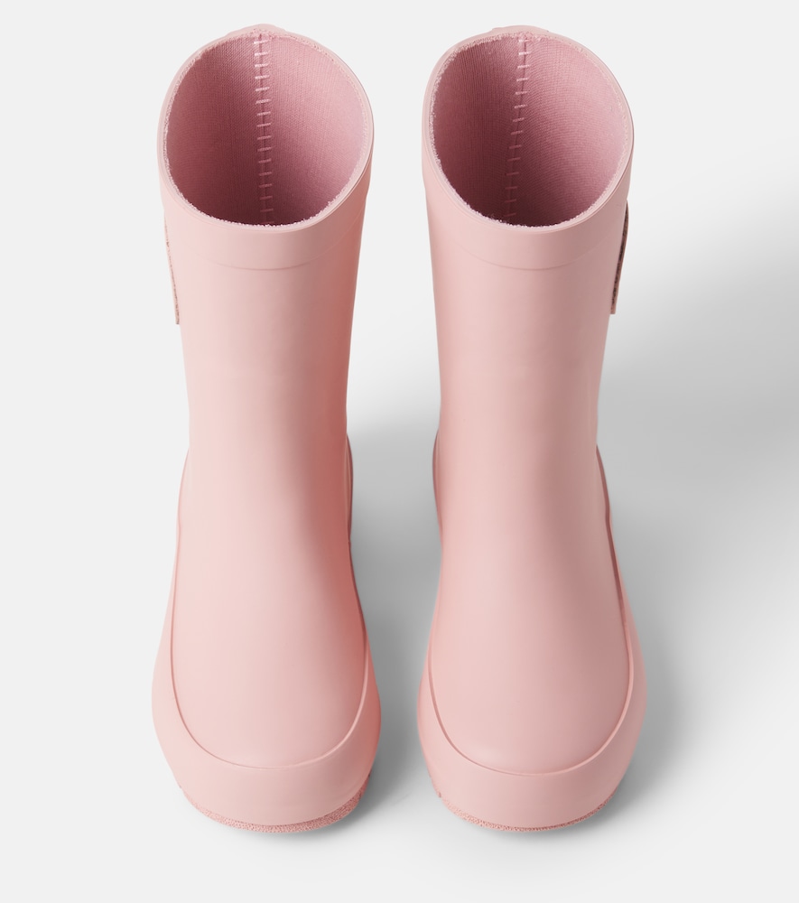 Logo rain boots