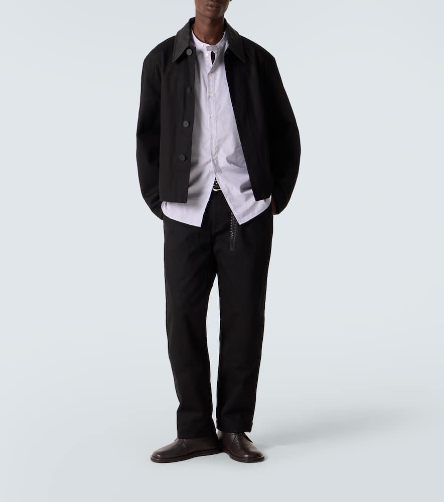 X Aaron Levine Denver cotton straight pants