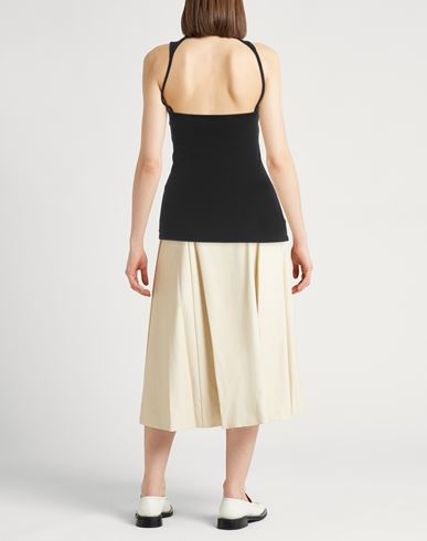 Alysi Woman Top Black Size 2 Virgin Wool