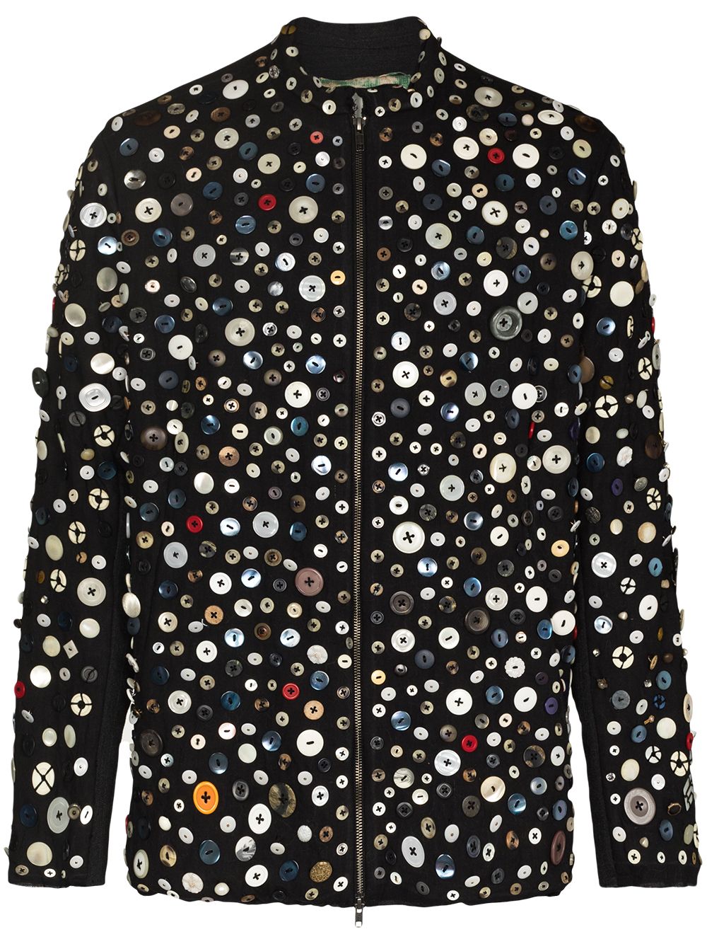 Albert button-embellished jacket - Black
