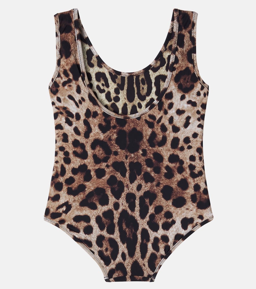 Leopard-print swimsuit