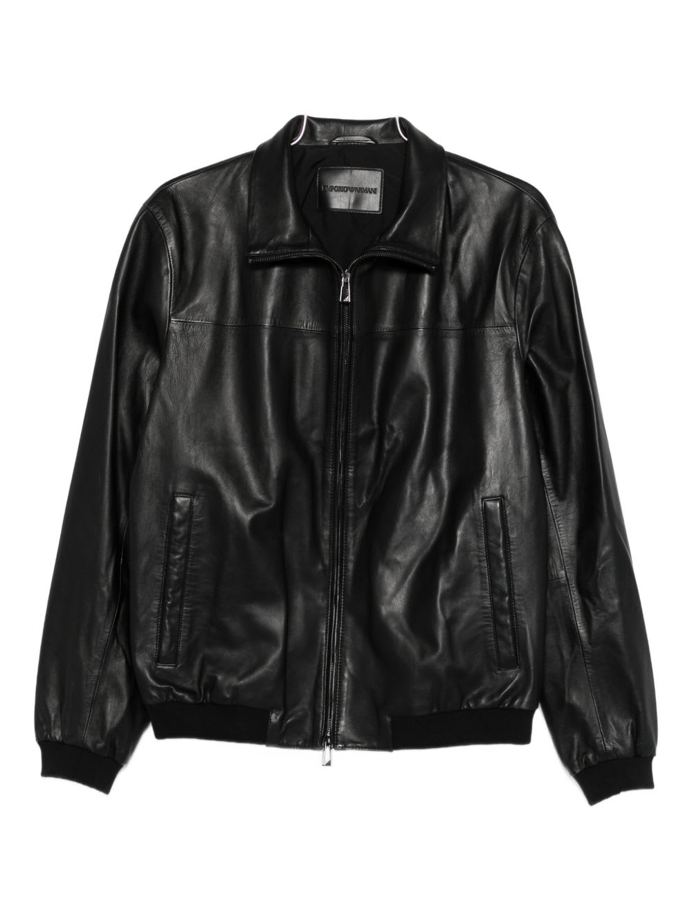 Leather Blouson Jacket