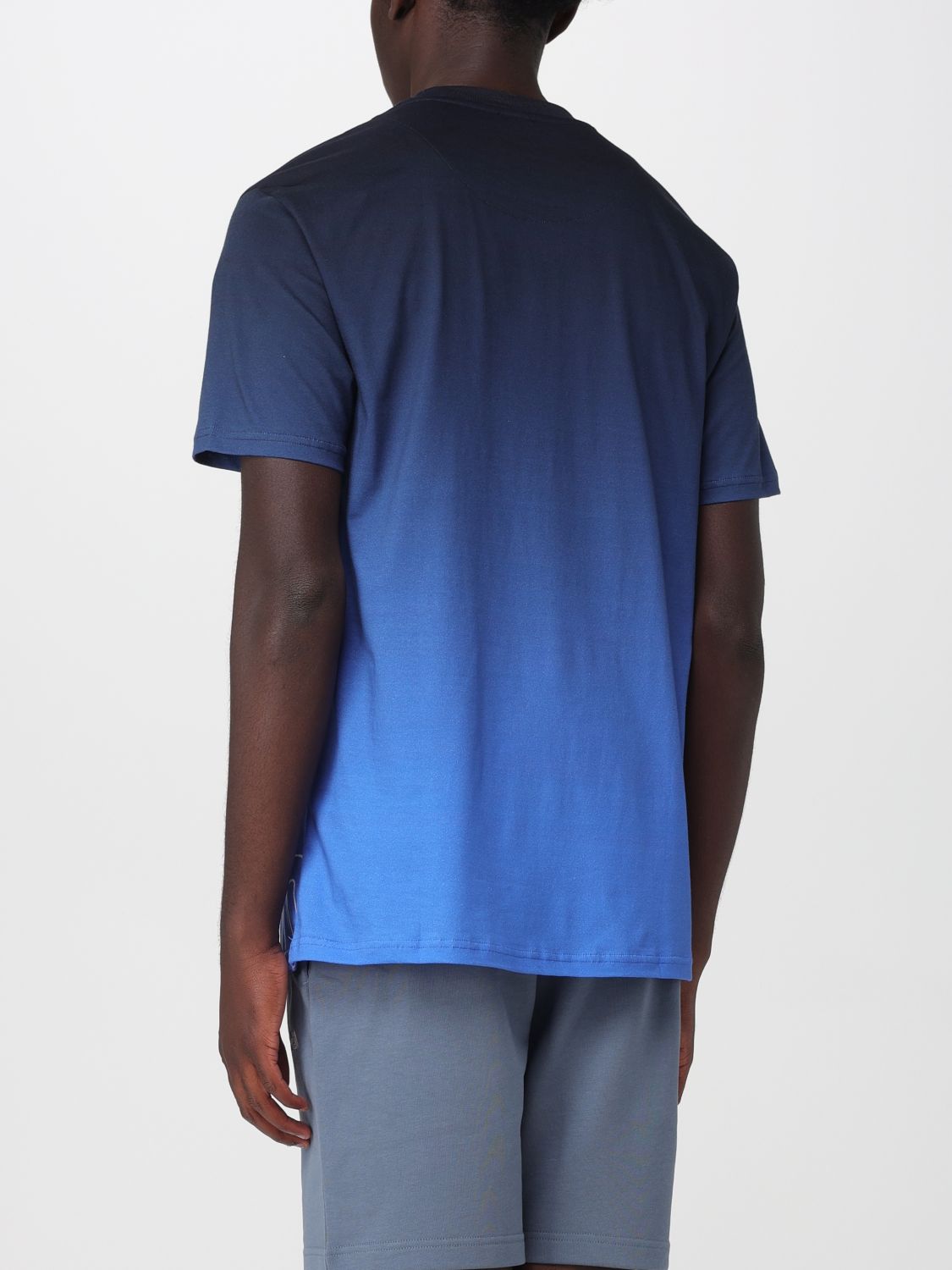 Graphic Print Cotton T-shirt with Contrast Logo