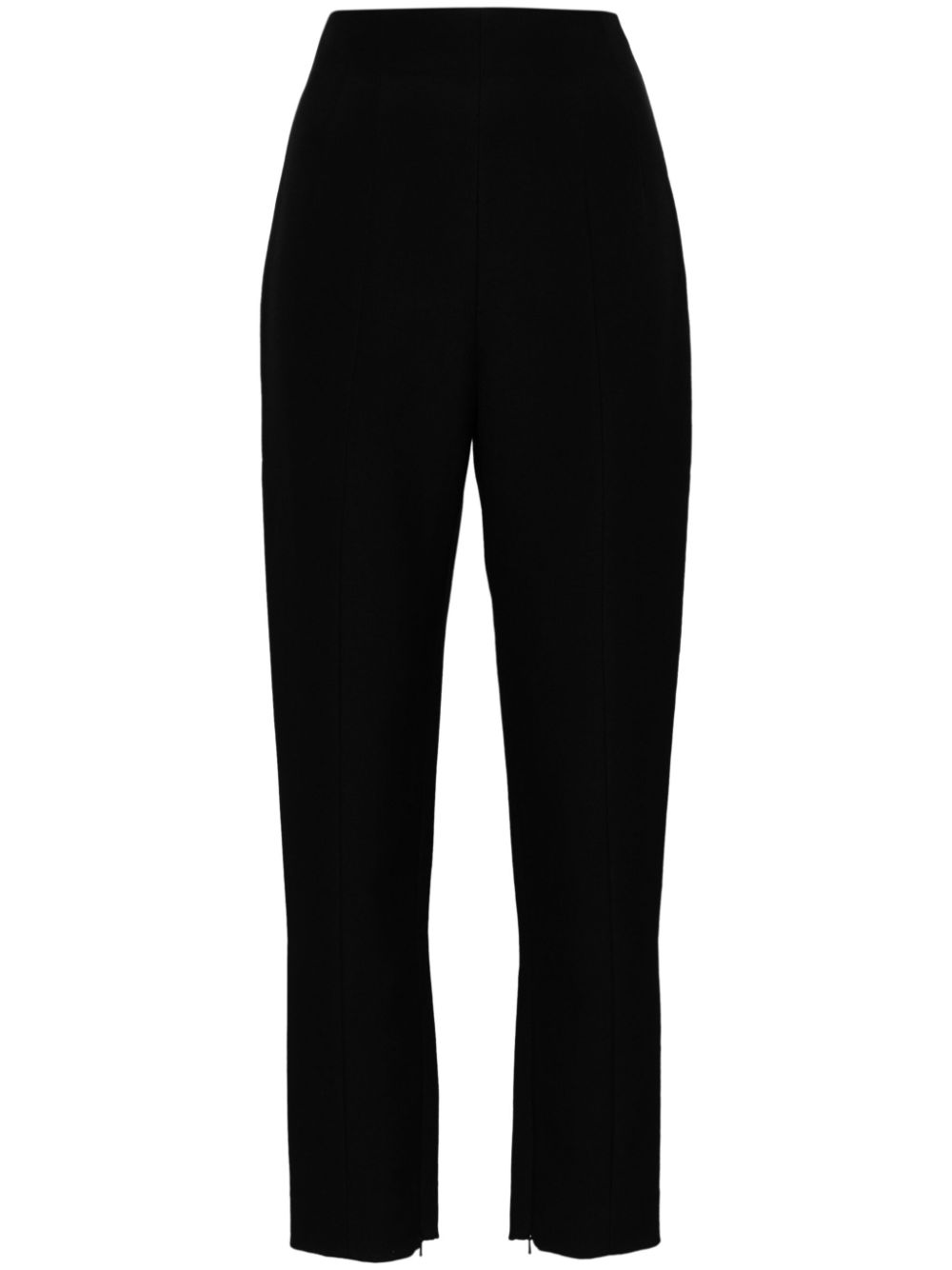 Lenn high-waist cigarette trousers - Black