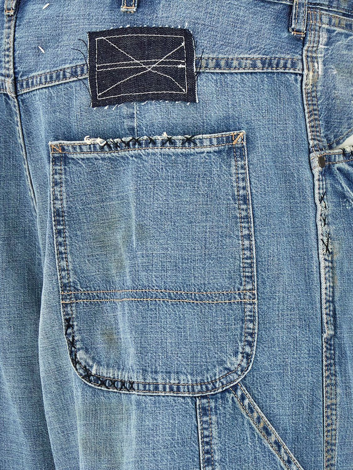 Pants Men color Blue